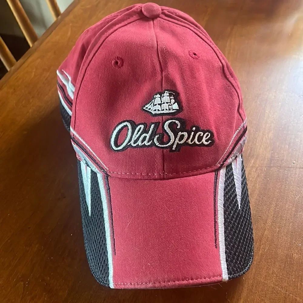 NASCAR Tony Stewart Old Spice Adjustable Velcro Back Baseball Cap